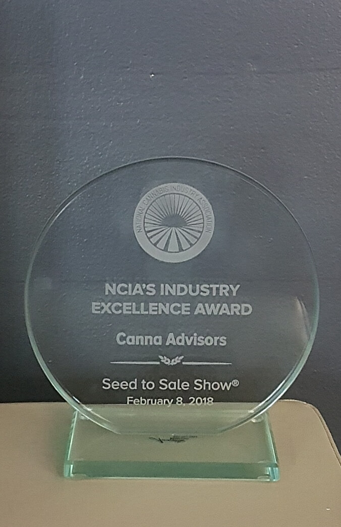 Canna Advisors Wins Cannabis Industry Excellence Award | Canna Advisors