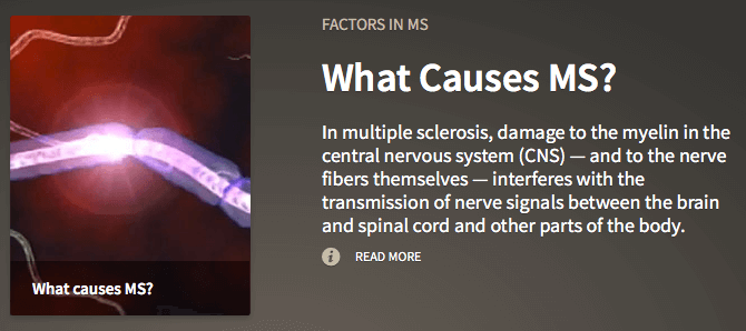 what causes MS