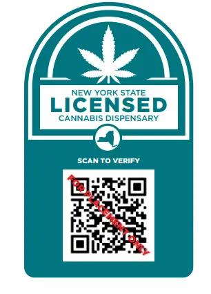 new york cannabis QR license code